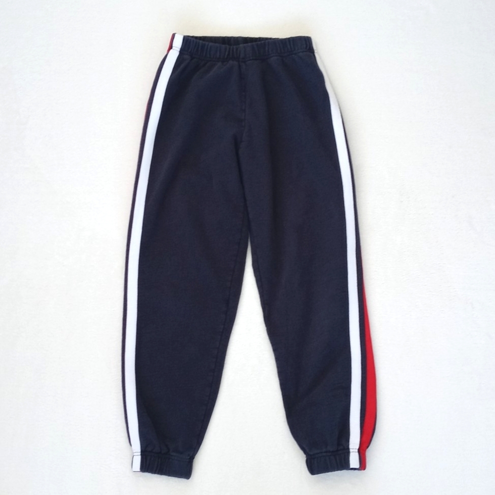 J. Galt Deep Navy Blue Tuxedo Stripe Style Track Pants/ Joggers / Sweatpants XS